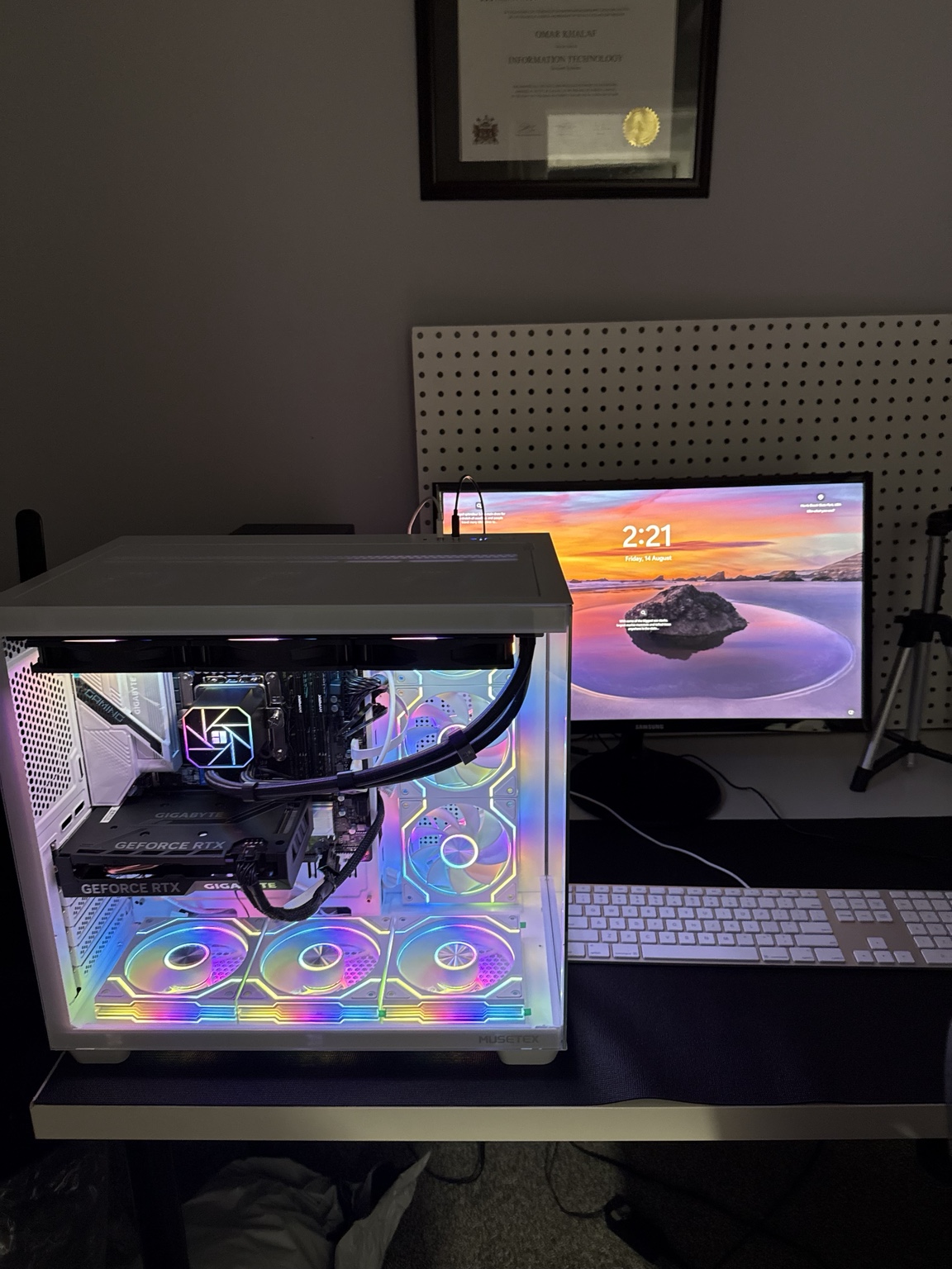 Custom RGB gaming PC build by The Tech Techy in Edmonton