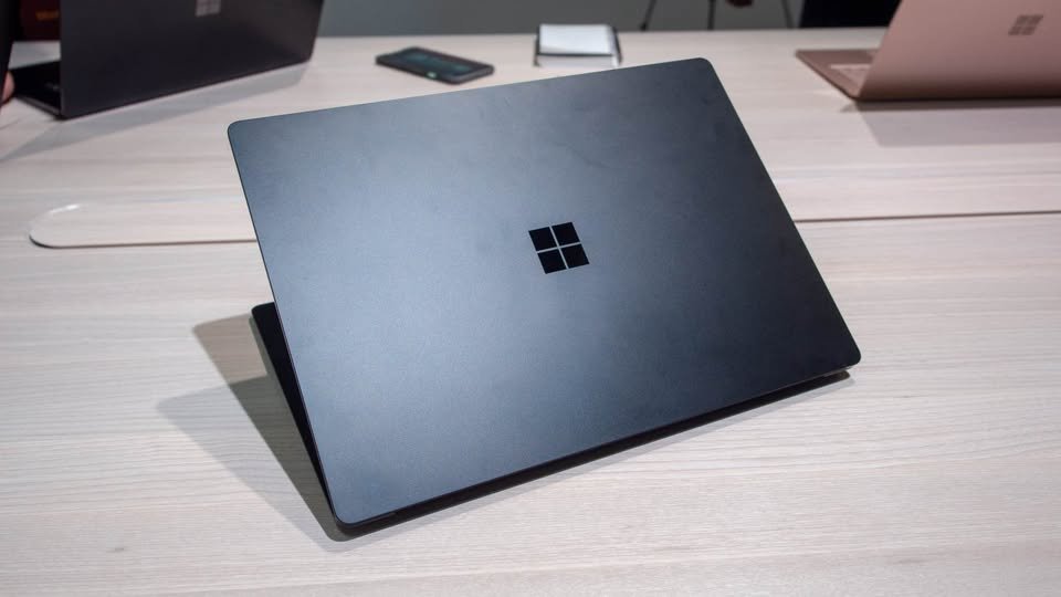 Representative photo of a black Microsoft Surface Laptop